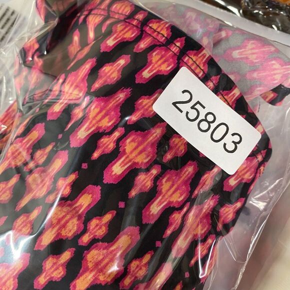 A New Approach Tankini Top Women 16W Plus Pink Striped Sleeveless Halter Neck - Picture 8 of 8